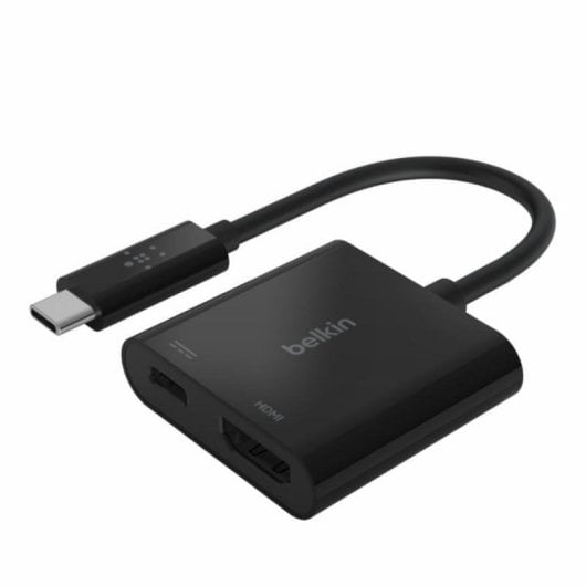 Adattatore USB-C a HDMI Belkin AVC002BTBK 60 W Pass-Through Nero Plug-and-Play