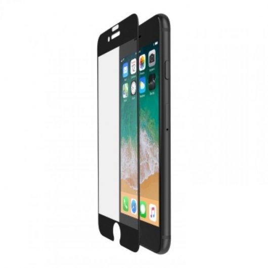 Belkin ScreenForce Protector de Pantalla Edge to Edge UltraGlass Negro para iPhone 7 Plus/8 Plus