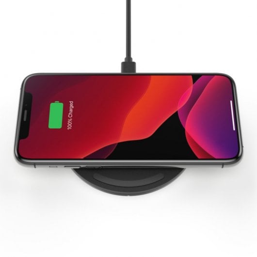 Belkin BOOST UP Base de Carga Inalámbrica de 10 W con Enchufe de Carga Negra