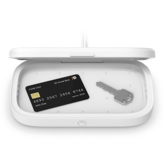 Stérilisateur UV Belkin et chargeur de smartphone sans fil sans prise de charge