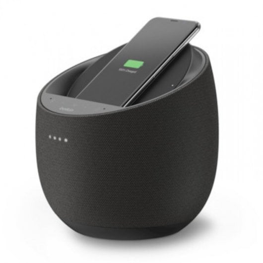 Enceinte Hi-Fi intelligente Belkin + chargeur sans fil SOUNDFORM ELITE Google Assistant Noir
