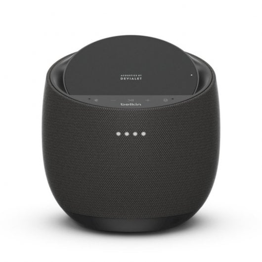 Enceinte Hi-Fi intelligente Belkin + chargeur sans fil SOUNDFORM ELITE Google Assistant Noir