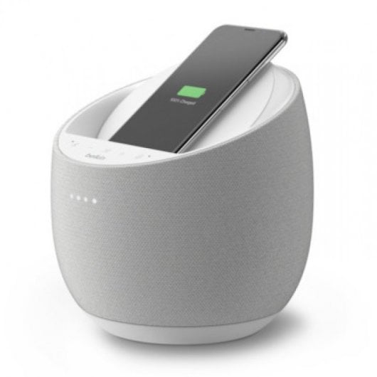 Belkin Coluna Inteligente Hi-Fi + Carregador Sem Fios SOUNDFORM ELITE Google Assistant Branco