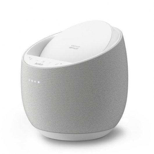 Belkin Coluna Inteligente Hi-Fi + Carregador Sem Fios SOUNDFORM ELITE Google Assistant Branco