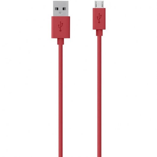 Belkin MIXIT UP Cable Micro-USB a USB para Carga y Sincronización 2m Rojo