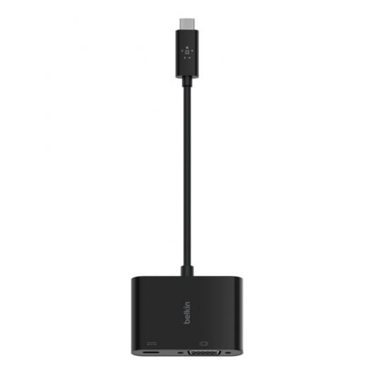 Belkin USB-C-zu-VGA-Adapter mit 60 W Pass-Through-Stromversorgung