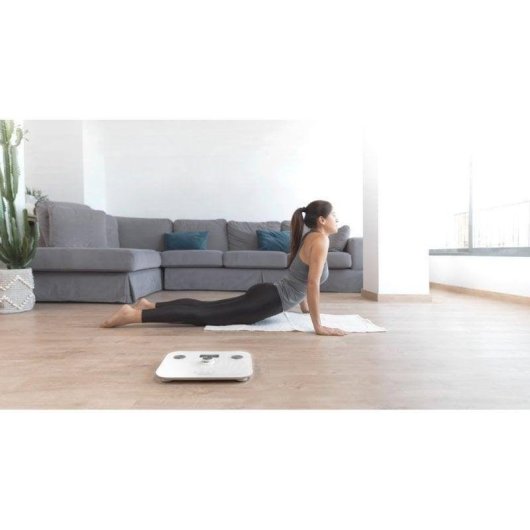 Balança Bioimpedância Cecotec Surface Precision EcoPower 10100 Até 180 kg 6 Parâmetros Ecrã LCD