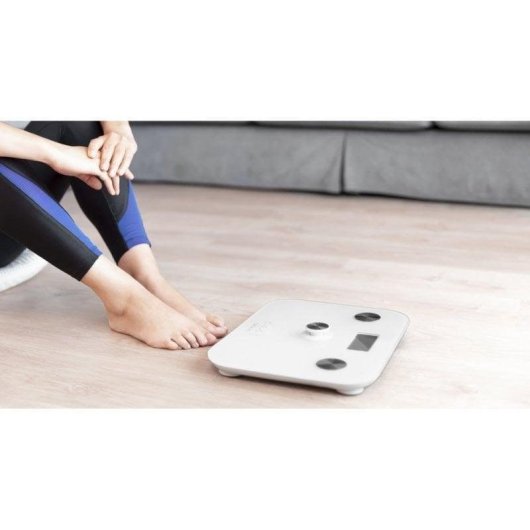 Balança Bioimpedância Cecotec Surface Precision EcoPower 10100 Até 180 kg 6 Parâmetros Ecrã LCD