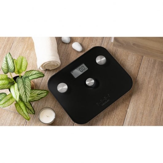 Cecotec Surface Precision EcoPower 10100 Full Healthy Black Báscula de Baño