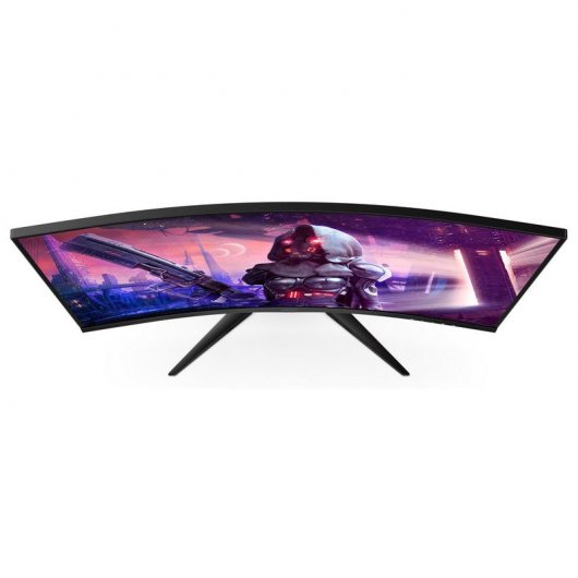 AOC G2 CQ32G2SE/BK LED display 80 cm (31.5") 2560 x 1440 Pixel 2K Ultra HD Nero, Rosso