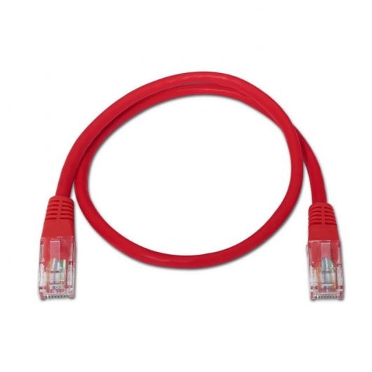Aisens Câble Réseau RJ45 Cat.6 UTP AWG24 1m Rouge