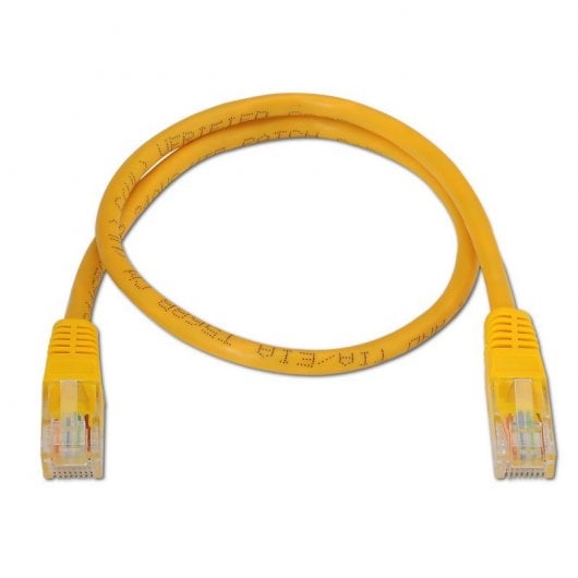 Aisens Câble Réseau RJ45 Cat.6 UTP 3m Jaune