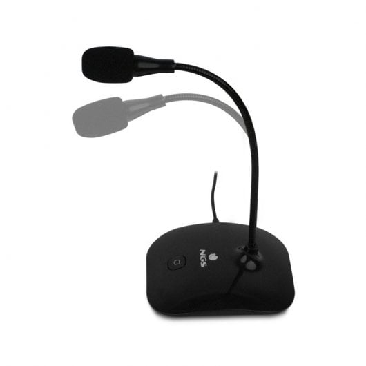 NGS MS-115 Micrófono Sobremesa Negro