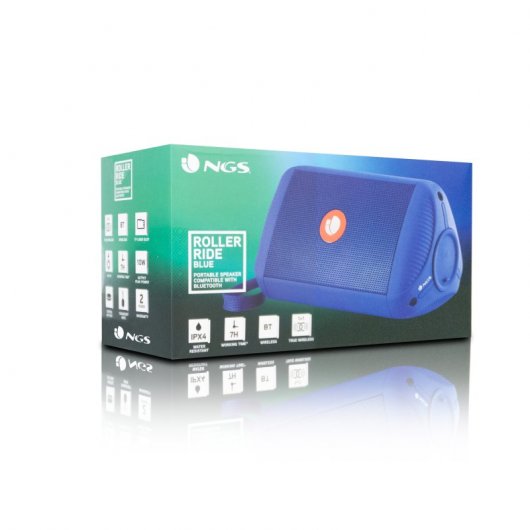 NGS Roller Ride Altavoz Bluetooth Azul