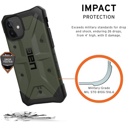 UAG Funda Pathfinder Olive para iPhone 12 Mini