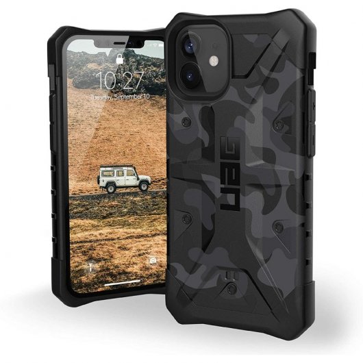 UAG Funda Pathfinder Midnight Camo para iPhone 12 Mini