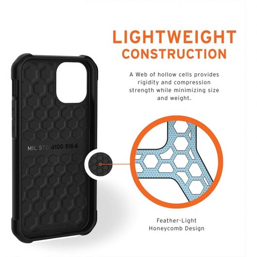 UAG Metropolis LT  LTHR ARMR Funda Marrón para iPhone 12 Mini