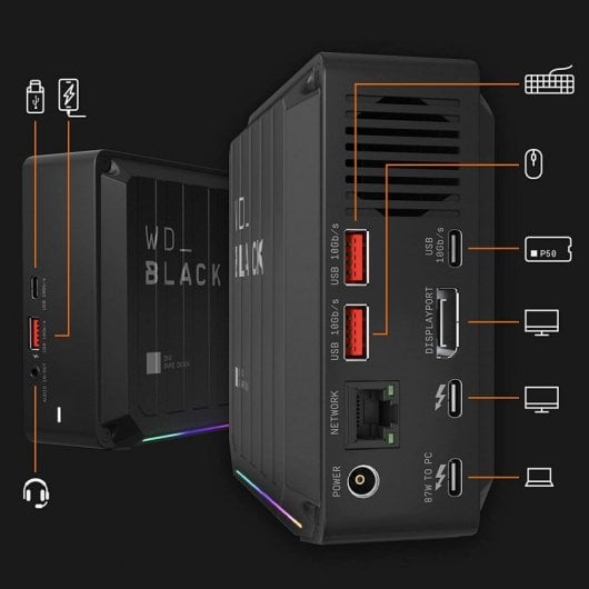 WD Black D50 Game Dock sin Disco NVMe SSD