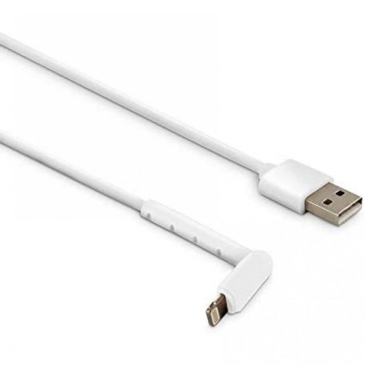 Mooov Cable Lightning Acodado 1.2m Blanco