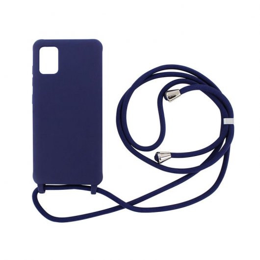 Mooov Funda Azul con Cordón Liso para Samsung Galaxy A51