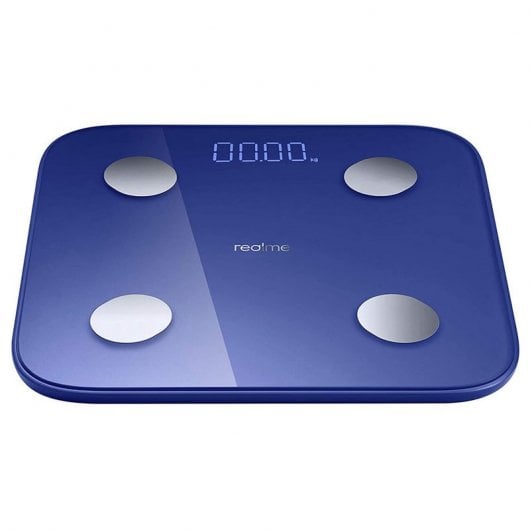 Realme Smart Scale Balança Inteligente para Casa de Banho Azul