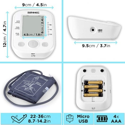 Duronic BPM200 Tensiómetro de Brazo