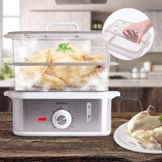 Duronic FS87 Cocedora al Vapor 870W