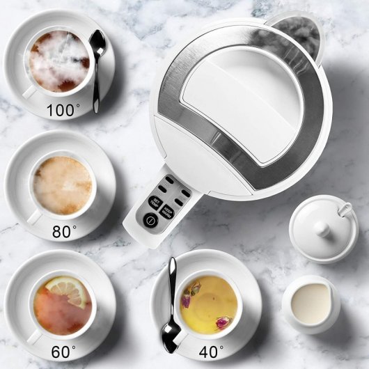 Duronic EK30 WE Hervidor de Agua 1.5L 3000W Blanco