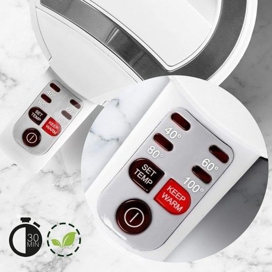 Duronic EK30 WE Hervidor de Agua 1.5L 3000W Blanco