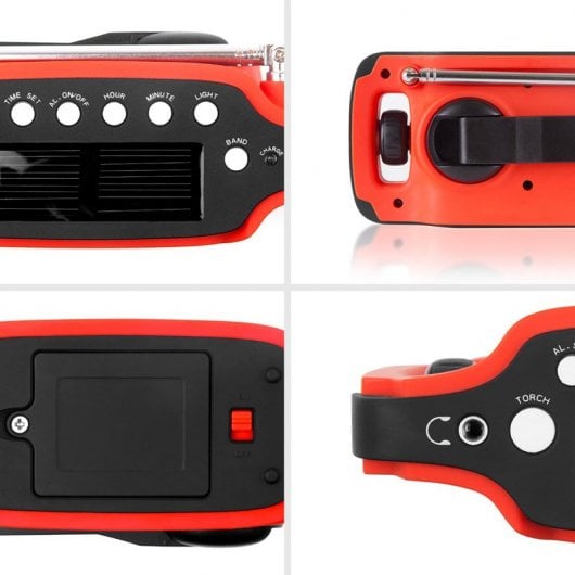 Duronic Apex Radio AM/FM con Carga Solar/Dinamo