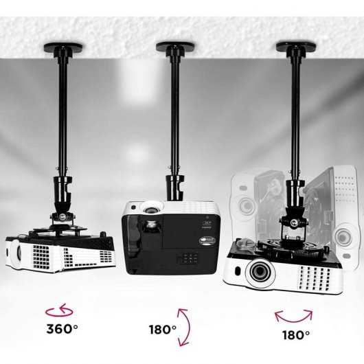 Duronic PB02XL Soporte para Proyector Extensible Techo/Pared Máx 10kg