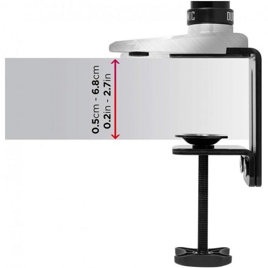 Duronic DM651x1 Soporte de Mesa Monitor 13"-27" VESA 100x100 Máx 8kg