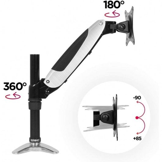 Duronic DM651x1 Soporte de Mesa Monitor 13"-27" VESA 100x100 Máx 8kg