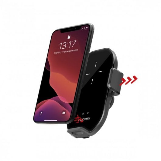 Caricabatteria da auto a induzione Unotec Imperii per smartphone