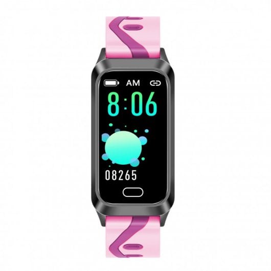 Watchuu Kidband Pulsera de Actividad Infantil Rosa