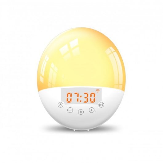 Unotec Despertador Inteligente WiFi Compatible con Alexa y Google Home