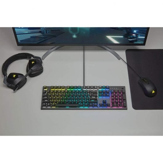 Corsair K60 RGB Pro Teclado Mecánico Gaming Cherry Viola