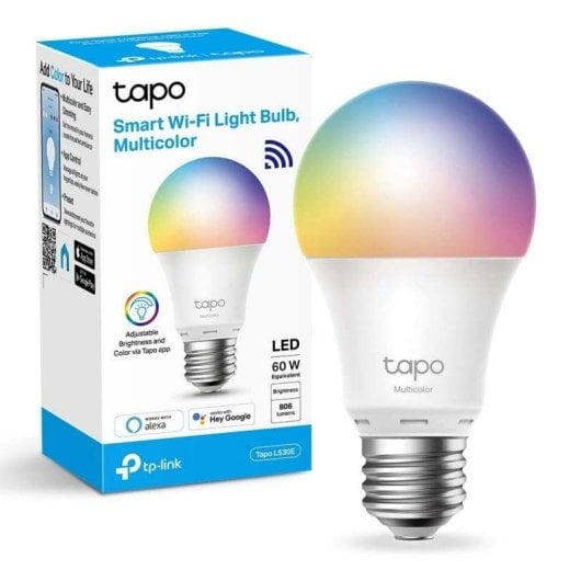 Lampadina TP-Link Tapo L530E LED Wi-Fi Multicolore E27 806 lumen 8.7W dimmerabile