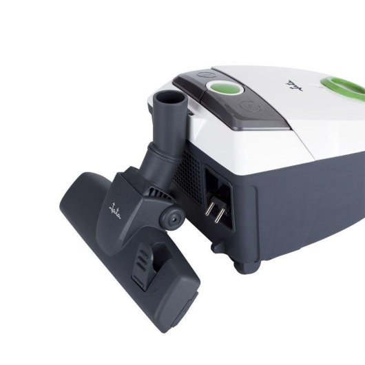 Aspirador com Saco Jata AP915 800W Filtro Lavável 2 Sacos Aço Inoxidável