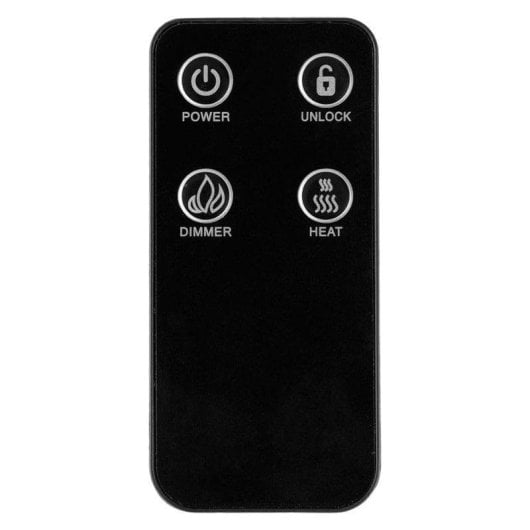 Cheminée Électrique Orbegozo CM 8000 1800W Murale Télécommande Programmateur