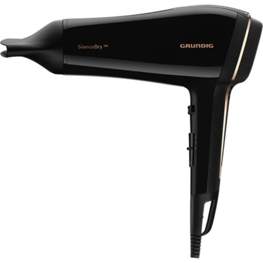 Ionen Föhn Grundig HD 9680 1650W 3 Temperaturstufen 2 Geschwindigkeiten Diffusor Schwarz Kupfer