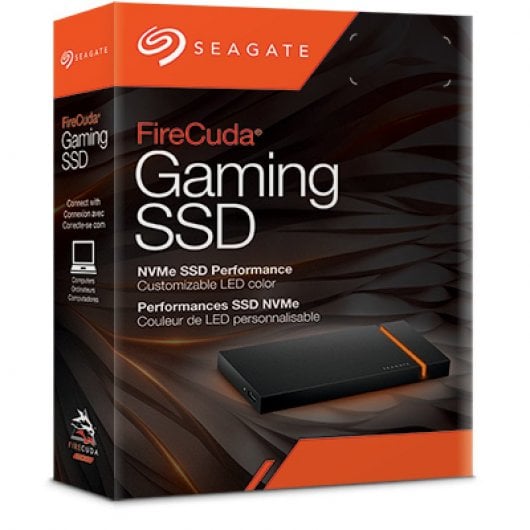 Seagate FireCuda Gaming SSD 1TB USB-C Negro