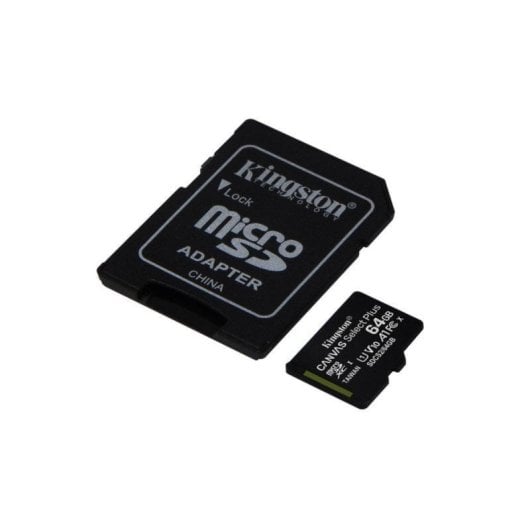 MicroSDXC Kingston Canvas Select Plus 64GB UHS-I Class 10 mit SD-Adapter