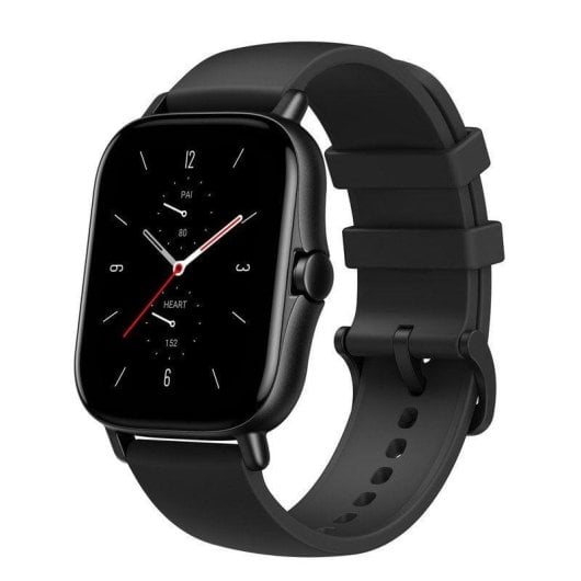 Amazfit GTS 2 Bluetooth GPS WiFi 43mm AMOLED Noir Taille Unique Étanche 5ATM SpO2 Pulsomètre