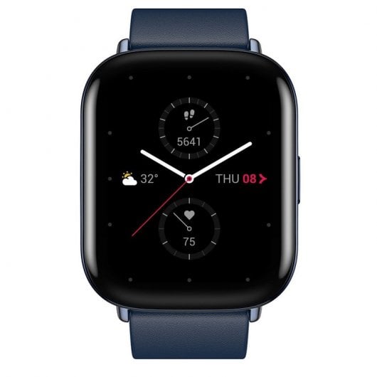 Montre connectée Amazfit Zepp E carrée bleue