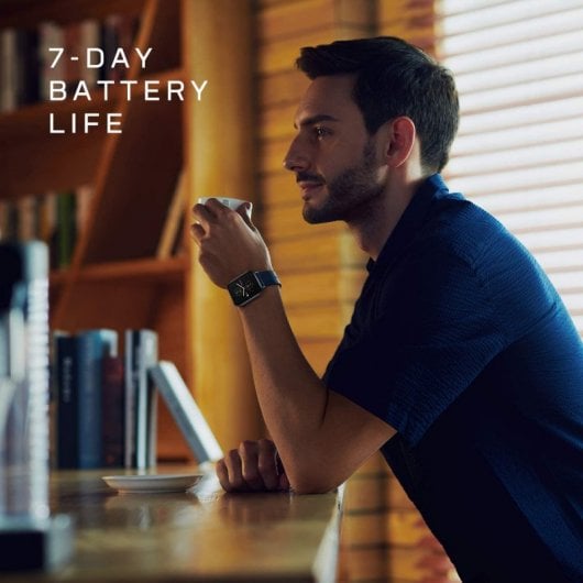 Montre connectée Amazfit Zepp E carrée bleue