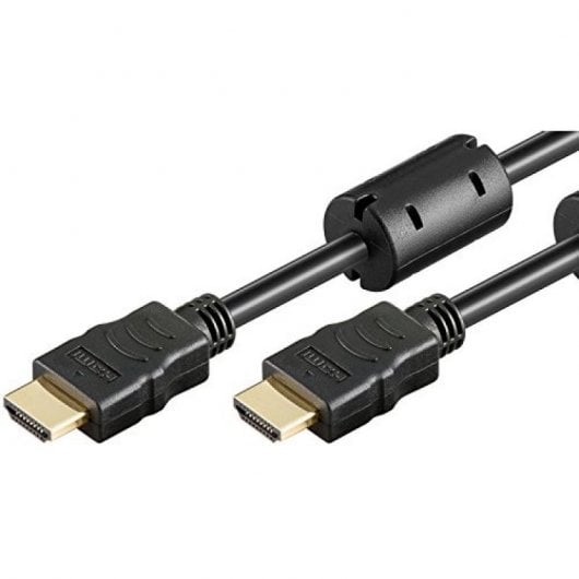 Câble HDMI 1.4 Ewent EW-130109-020-N-P avec Ethernet mâle/mâle, 2 m, noir