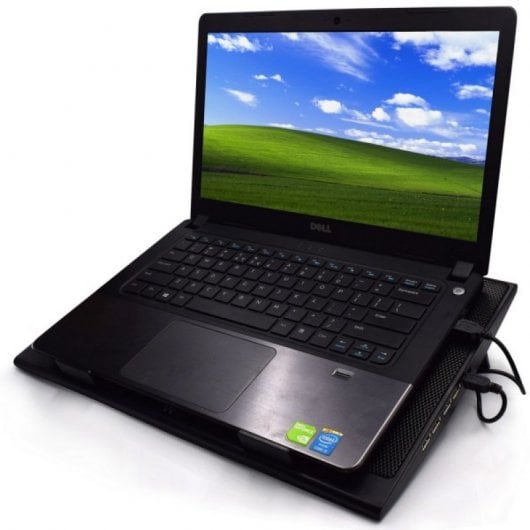 Support de refroidissement Ewent EW1257 avec connecteur USB pour ordinateur portable jusqu'à 17"