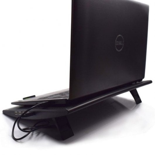 Support de refroidissement Ewent EW1257 avec connecteur USB pour ordinateur portable jusqu'à 17"
