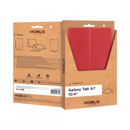 Mobilis Origine Red Case für Samsung Galaxy Tab A7 10.4"